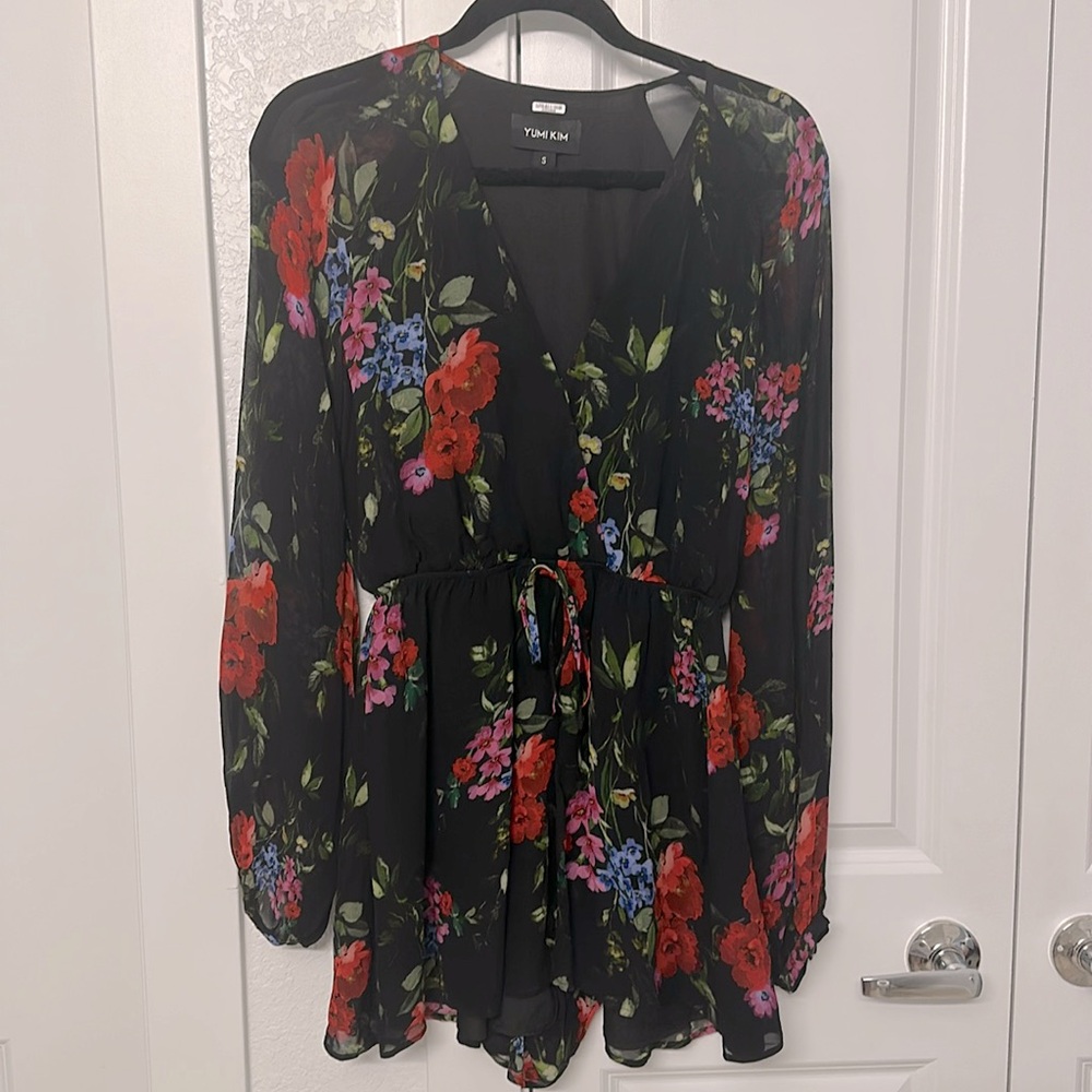 Yumi Kim Naomi Floral Long Sleeve Romper